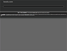 Tablet Screenshot of lasala.com